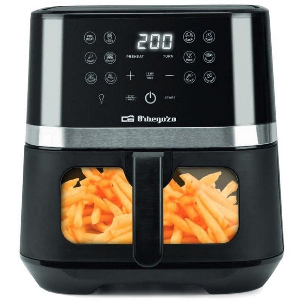 Freidora por Aire Airfryer / Sin Aceite Orbegozo FDR 68/ 1800W/ Capacidad 6.5L
