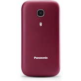 Teléfono Móvil Panasonic KX-TU400EXR para Personas Mayores/ Rojo Granate