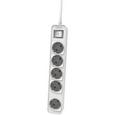 Regleta con Interruptor Philips CHP2154W/12/ 5 Tomas de corriente/ Cable 1.5m/ Blanco