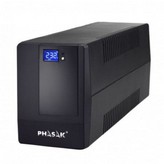 SAI Línea Interactiva Phasak 600 VA LCD/ 600VA/ 2 Salidas/ Formato Torre