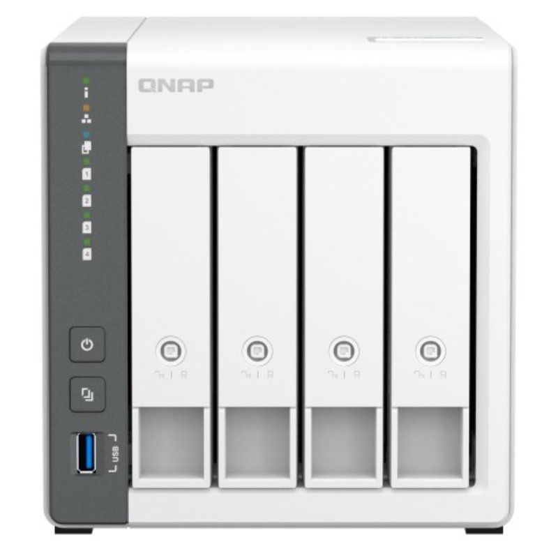 NAS QNAP TS-433-4G/ 4 Bahías 3.5'- 2.5'/ 4GB/ Formato Torre