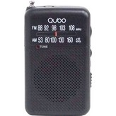 Radio Portátil Qubo R-S1/ con Cable/ a Pilas/ Negra
