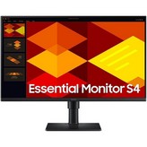 Monitor Profesional Samsung Essential Monitor S4 S27D400GAU/ 27'/ Full HD/ Regulable en altura/ Negro