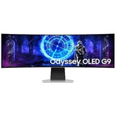 Smart Monitor Gaming Ultrapanorámico Curvo Samsung Odyssey OLED G9 S49DG950SU 49'/ Dual QHD/ 1ms/ 240Hz/ OLED/ Regulable en altura/ Smart TV/ Plata