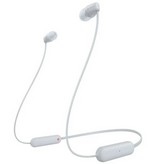 Auriculares Inalámbricos Intrauditivos Sony WI-C100/ con Micrófono/ Bluetooth/ Blancos