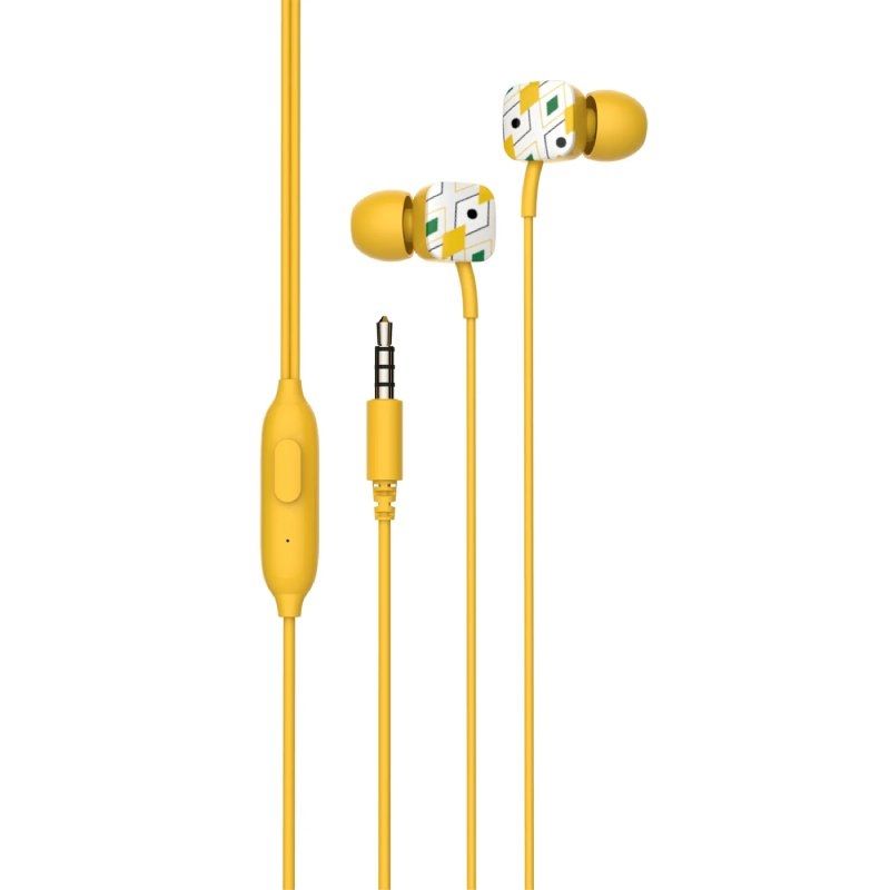 Auriculares Intrauditivos SPC Hype/ con Micrófono/ Jack 3.5/ Amarillos - Ítem