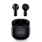 Auriculares Bluetooth SPC Zion 2 Play con estuche de carga/ Autonomía 7h/ Stick Corto 30mm/ Negros