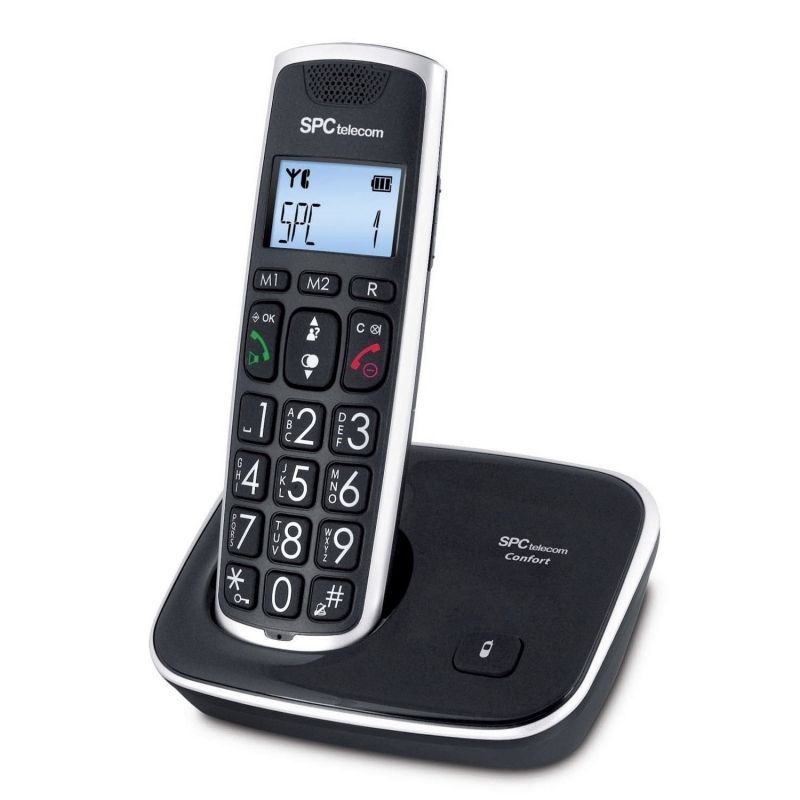 Teléfono Inalámbrico SPC Telecom 7608/ Negro - Ítem