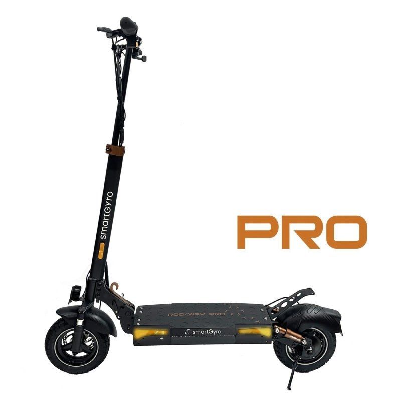 Patinete Eléctrico SmartGyro Rockway PRO Certificado/ Motor 1000W/ Ruedas 10'/ 25km/h /Autonomía 60km/ Negro - Ítem