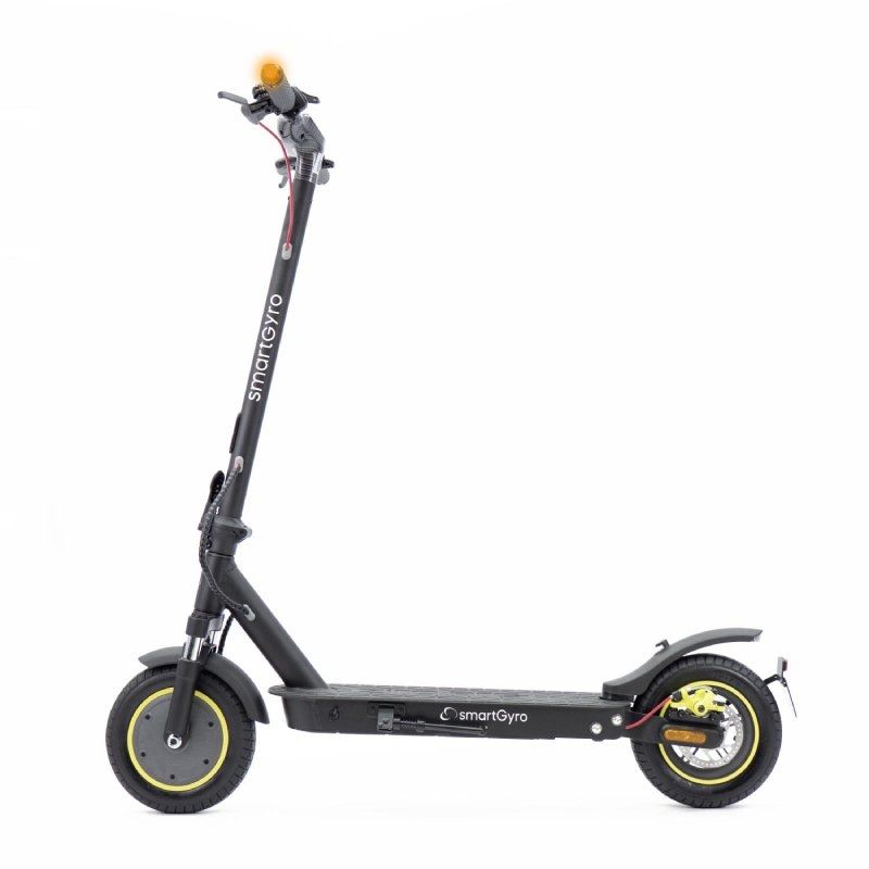 Patinete Eléctrico SmartGyro Z-PRO Certificado/ Motor 600W/ Ruedas 10'/ 25km/h /Autonomía 40km/ Negro