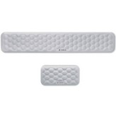 Pack de 2 Reposamuñecas Subblim Ergo AirPadding/ Plateadas