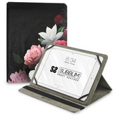 Funda Subblim Trendy Case Rosas para Tablet de 11'/ Negra