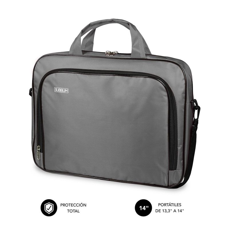Maletín Subblim Oxford para Portátiles hasta 14'/ Gris - Ítem