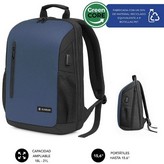 Mochila Subblim Xpand Air Padding Backpack para Portátiles hasta 15.6'/ Puerto USB/ Azul