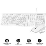 Teclado y Ratón Subblim Combo Business Slim Silencioso/ Blanco