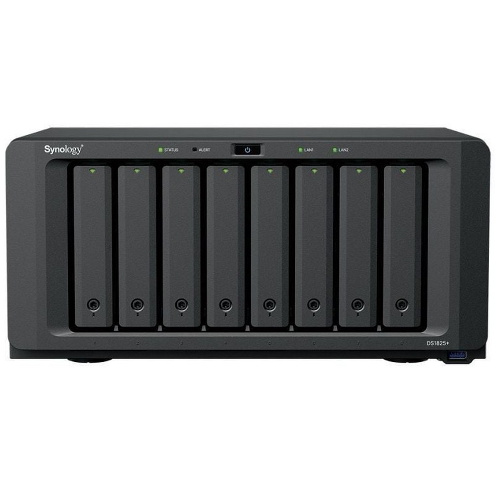 NAS Synology Diskstation DS1825+/ 8 Bahías 3.5'- 2.5'/ 8GB DDR4/ Formato Torre