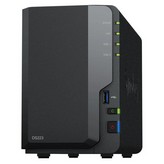 NAS Synology Diskstation DS223/ 2 Bahías 3.5'- 2.5'/ 2GB DDR4/ Formato Torre