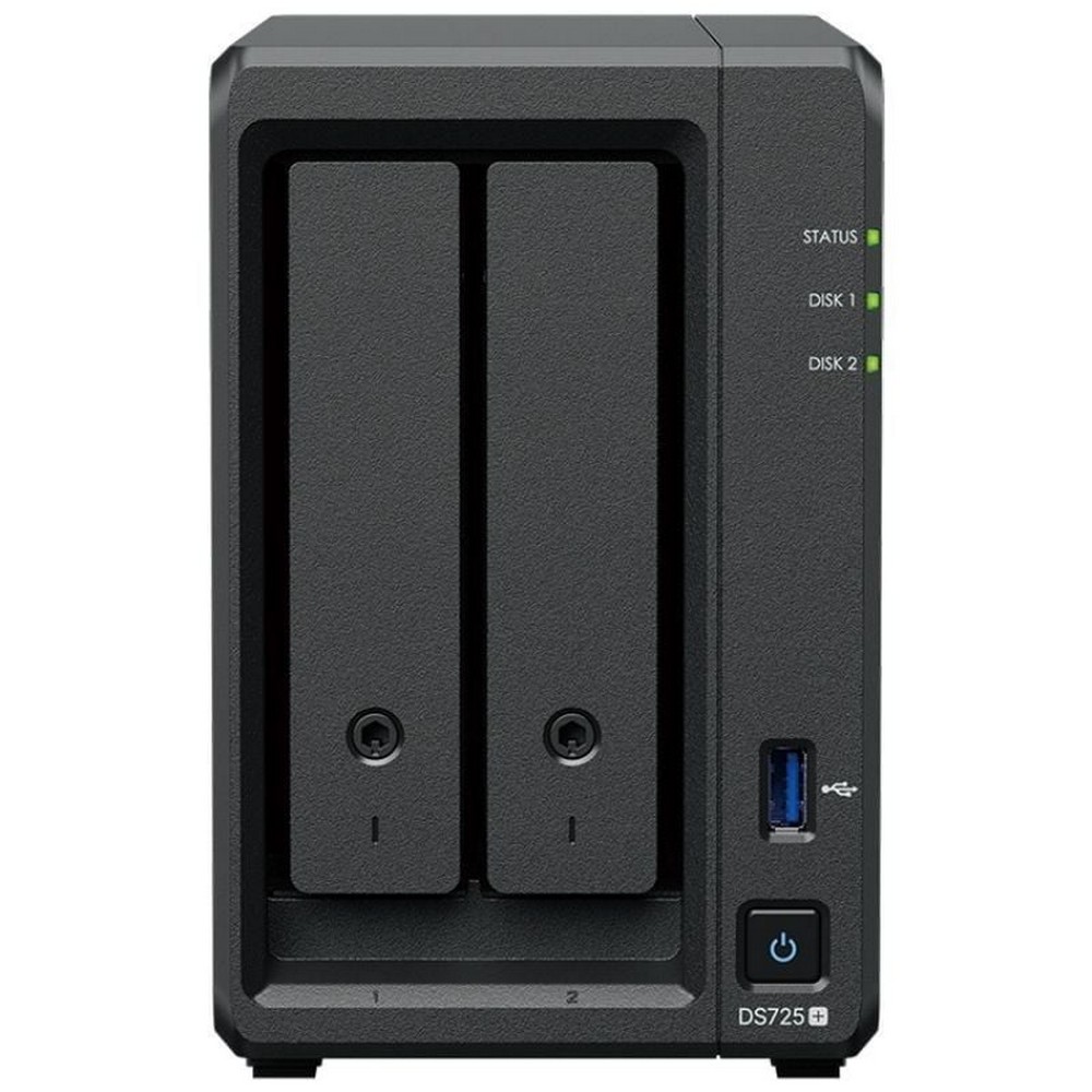 NAS Synology Diskstation DS725+/ 2 Bahías 3.5'- 2.5'/ 4GB DDR4/ Formato Torre