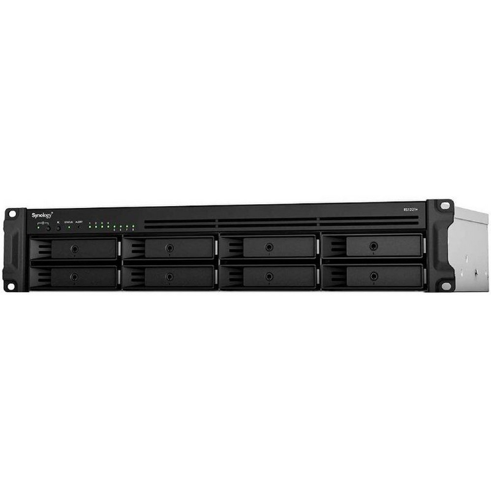 NAS Synology RackStation RS1221+ / 8 Bahías 3.5'-2.5'/ 4GB DDR4/ Formato Rack