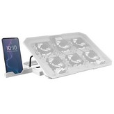 Soporte Refrigerante Mars Gaming MNBC23 para Portátiles hasta 16'/ Iluminación LED
