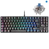 Teclado Gaming Mecánico Mars Gaming MKREVOPROBES/ Switch Azul