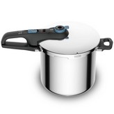 Olla a Presión Tefal Secure Trendy P2584401/ Ø25cm/ 8L/ Acero Inoxidable/ Apta para Inducción