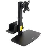 Soporte de Sobremesa para Monitor TooQ DB1128TN-B/ Ajustable/ Giratorio/ Inclinable/ hasta 6kg