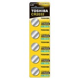 Pack de 5 Pilas de Botón Toshiba CR2032/ 3V