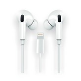 Auriculares Intrauditivos Tech One Tech earTECH HOP TEC1202/ con Micrófono/ Lightning/ Blancos