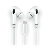 Auriculares Tech One Tech earTECH HOP TEC1202/ con Micrófono/ Lightning/ Blancos