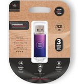 Pendrive 32GB Tech One Tech Be Fade USB 2.0/ Purpura Degradado