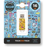 Pendrive 16GB Tech One Tech Emojis USB 2.0