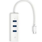 Hub USB Tipo-C 3.0 TP-Link UE330C/ 3xUSB/ 1xRJ45/ Blanco