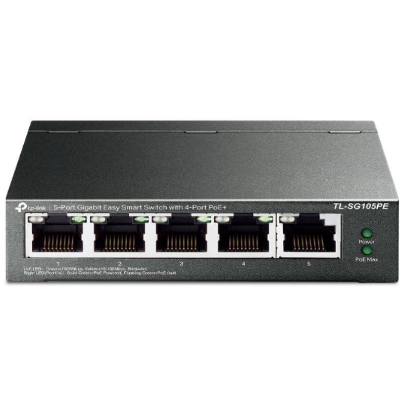 Switch TP-Link TL-SG105PE 5 Puertos/ RJ-45 10/100/1000 PoE - Ítem