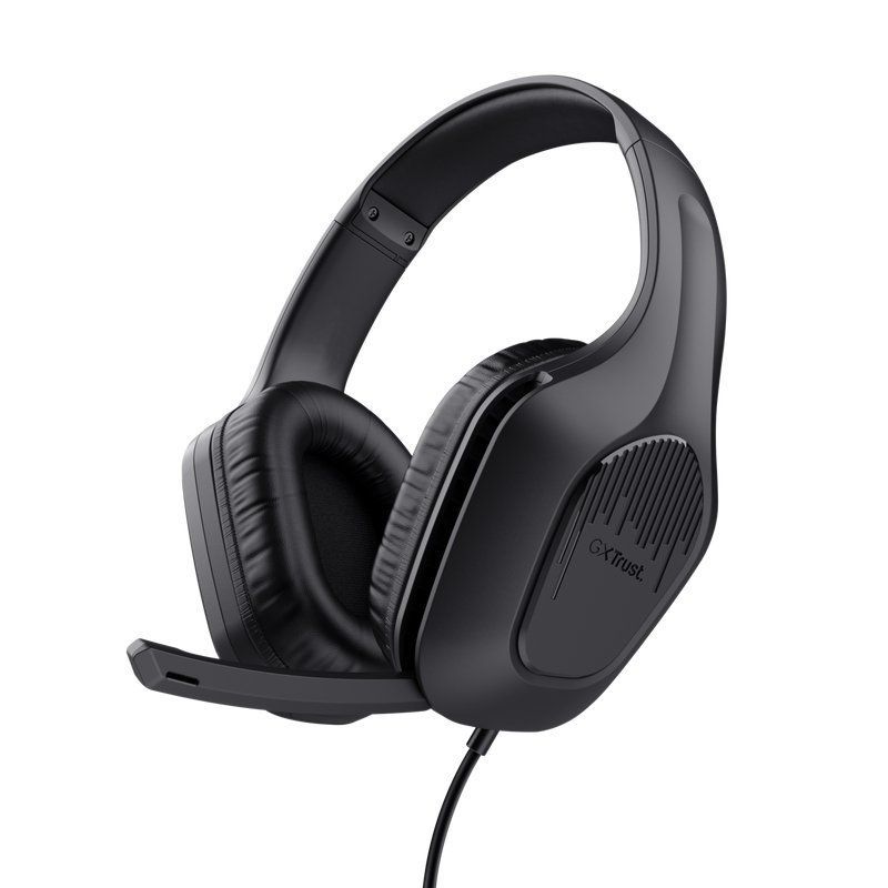 Auriculares Gaming con Micrófono Trust Gaming GXT 415 Zirox/ Jack 3.5/ Negros