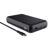 Batería Externa/Powerbank Trust Laro 20000mAh/ 100W/ Compatible con Portátiles