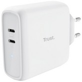 Cargador de Pared Trust Maxo 65W 2P/ 2xUSB Tipo-C/ 65W