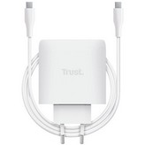 Cargador de Pared GaN Trust Maxo 65W/ 1xUSB Tipo-C/ Incluye Cable USB Tipo-C/ 65W