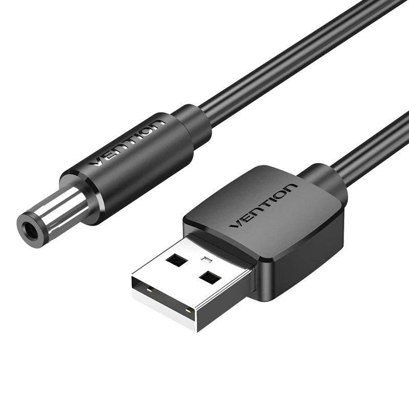 Cable Conversor USB Vention CEXBG/ USB Macho - DC 3.5mm Macho/ 1.5m/ Negro