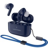 Auriculares Bluetooth Vention Echo Lite E11 Plus con estuche de carga/ Autonomía 30h/ Azules