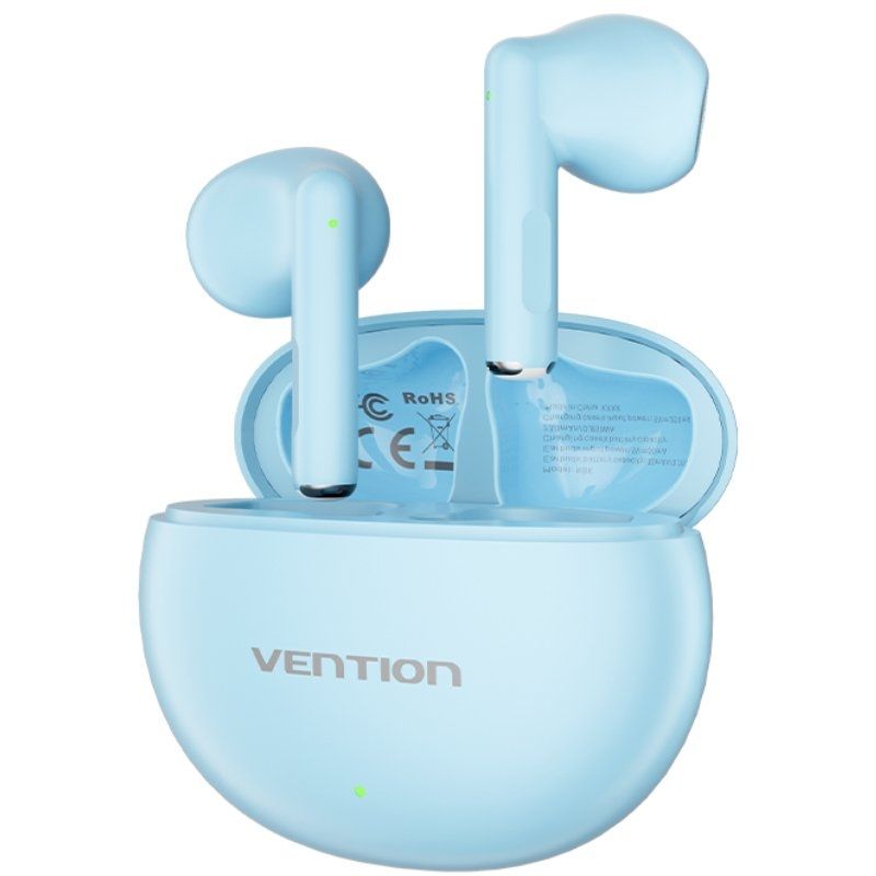 Auriculares Bluetooth Vention ELF 06 NBKS0 con estuche de carga/ Autonomía 6h/ Azules - Ítem