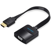 Conversor Vention 74346/ HDMI Macho/ VGA Hembra - Jack 3.5 Hembra/ 20cm/ Negro