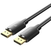 Cable Vention HAKBF/ DisplayPort Macho - DisplayPort 4K Macho/ 1m/ Negro