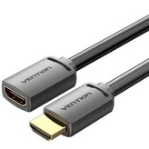 Cable Alargador HDMI 4K Vention AHCBF/ HDMI Macho - HDMI Hembra/ 50cm/ Negro