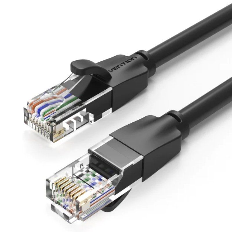 Cable de Red RJ45 UTP Vention IBEBI Cat.6/ 3m/ Negro - Ítem