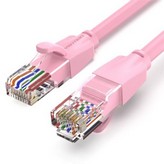 Cable de Red RJ45 UTP Vention IBEPF Cat.6/ 1m/ Rosa