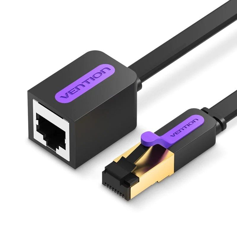 Cable Alargador de Red RJ45 UTP Vention ICBBI Cat.7/ 3m/ Negro - Ítem