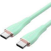 Cable USB 2.0 Tipo-C Vention TAWGH/ USB Tipo-C Macho - USB Tipo-C Macho/ Hasta 100W/ 480Mbps/ 2m/ Verde