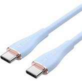 Cable USB 2.0 Tipo-C Vention TAWSG/ USB Tipo-C Macho - USB Tipo-C Macho/ Hasta 100W/ 480Mbps/ 1.5m/ Azul