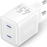 Cargador de Pared GaN Vention FEFW0-EU/ 2xUSB Tipo-C/ 45W